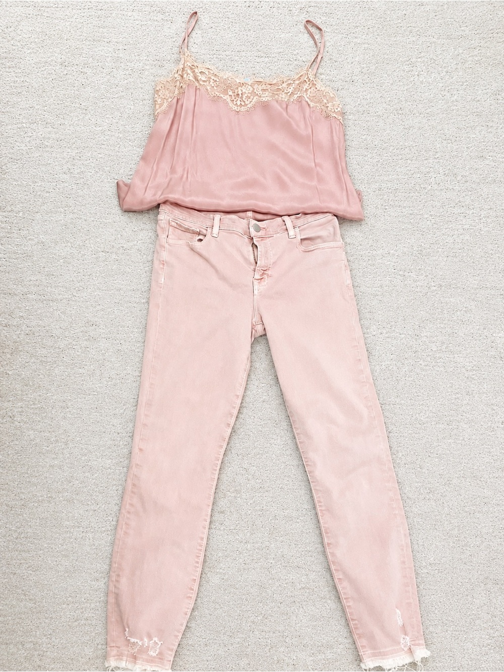 J Brand Blush Skinny Jeans